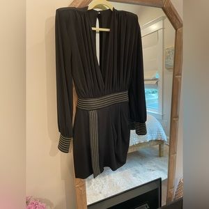 Zhivago Black and Gold Dress